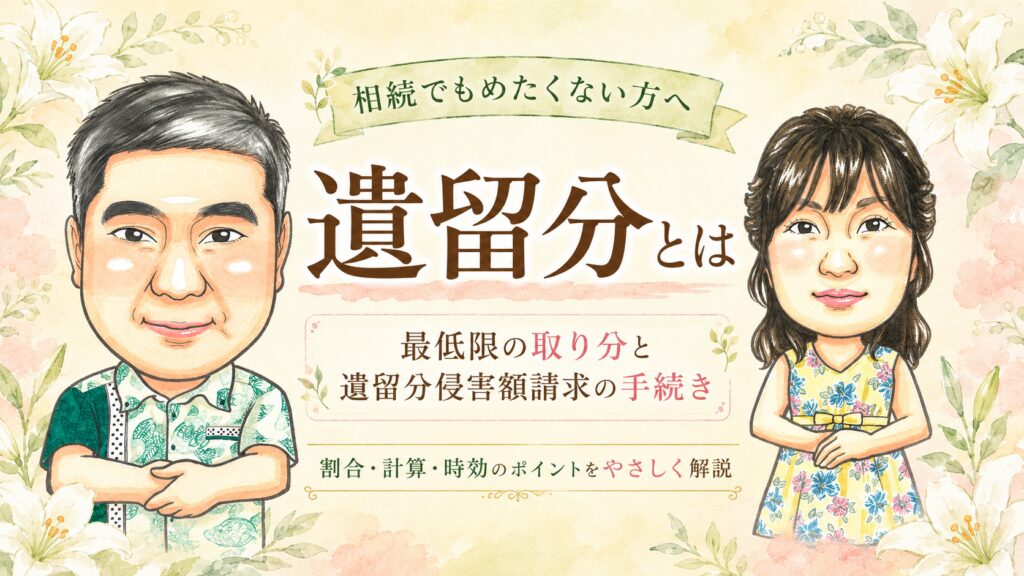 遺留分とは|最低限の取り分と遺留分侵害額請求の手続きを解説する記事のヘッダー画像